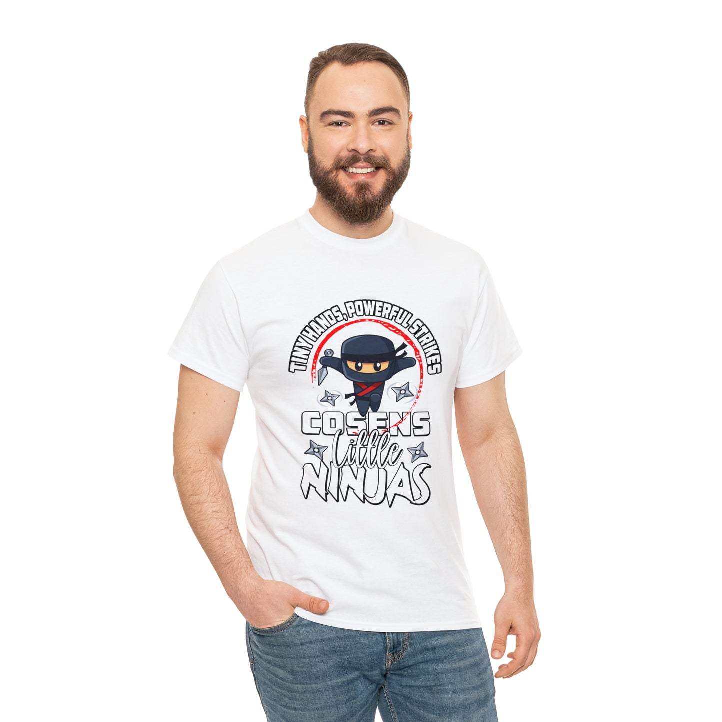 Little Ninjas Adult Unisex Heavy Cotton Tee
