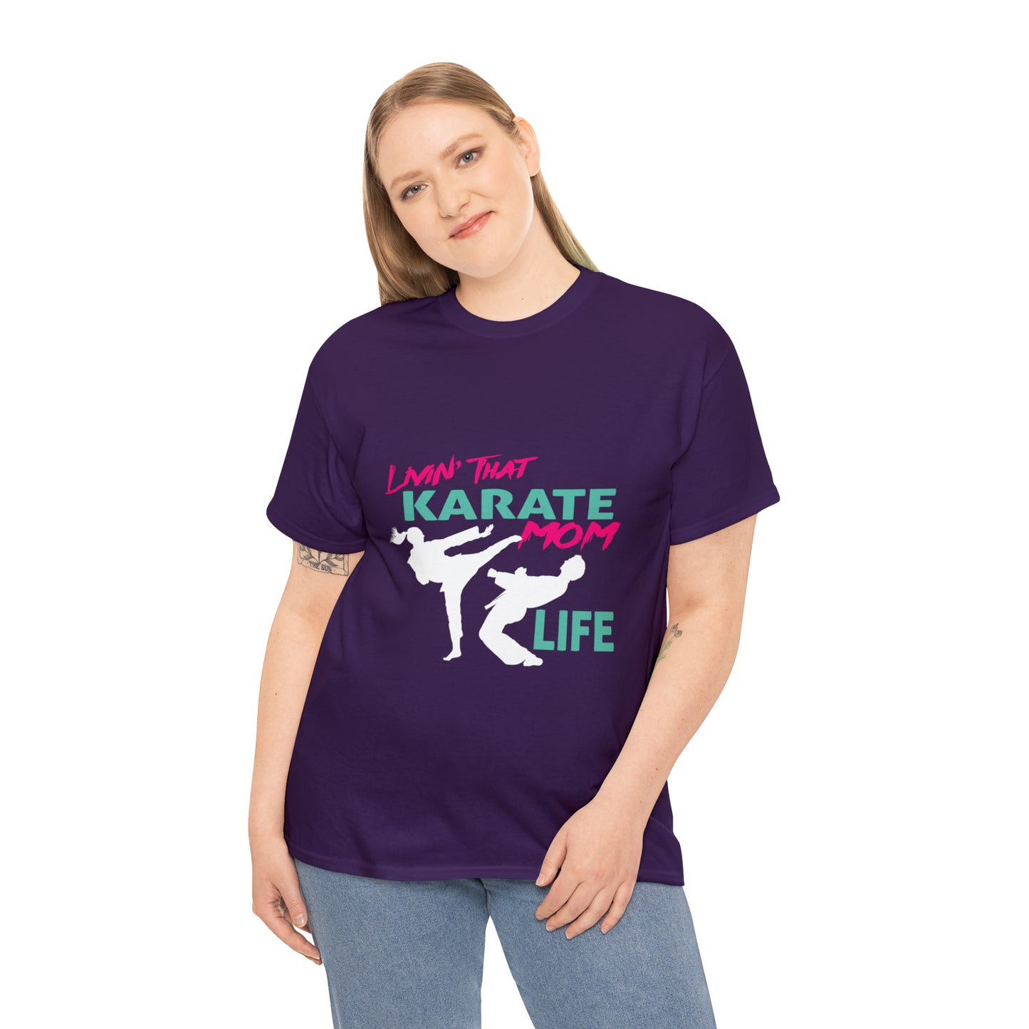 Copy of Livin' That Karate Mom Life Heavy Cotton Tee