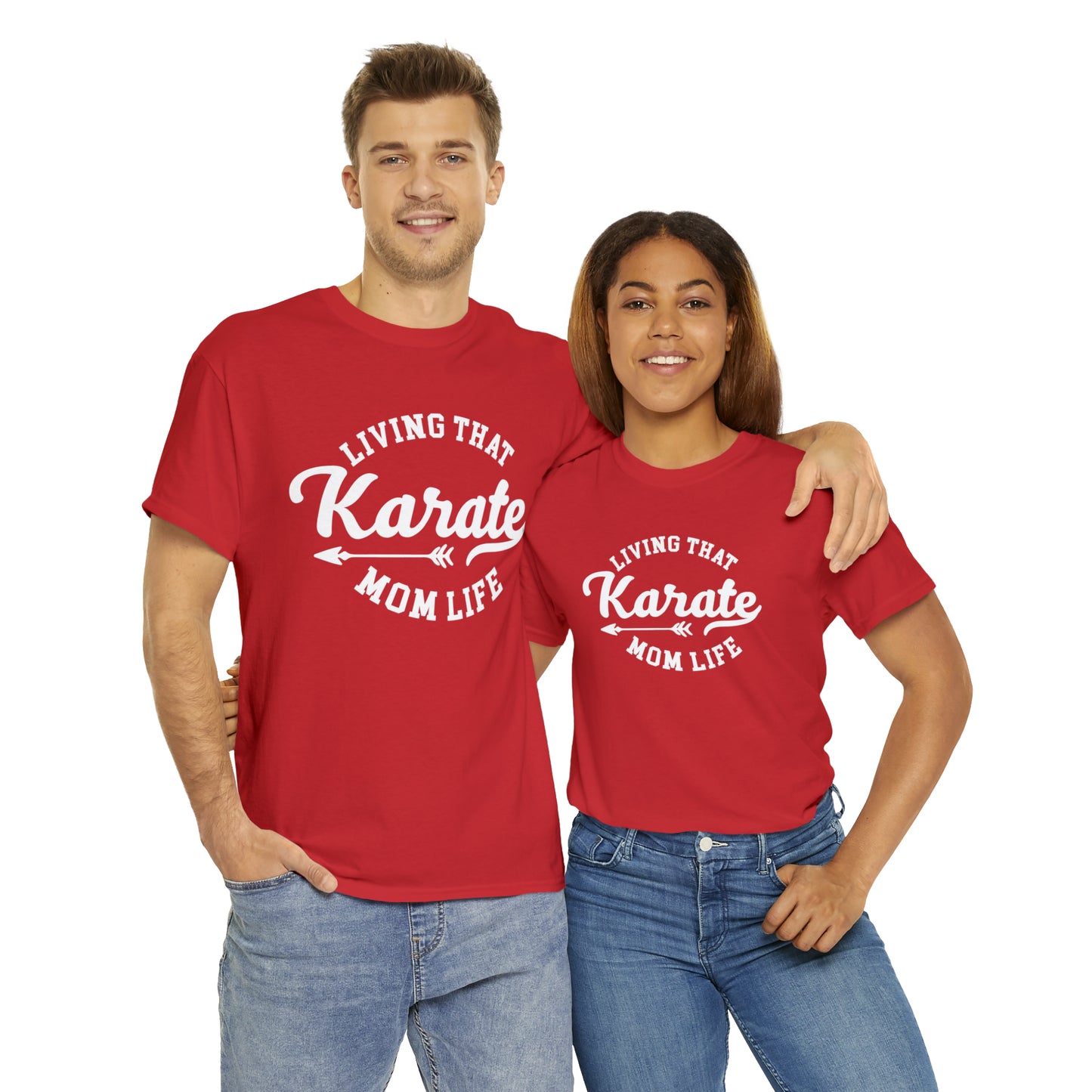 Karate Mom Life! Shirt For Mom, Heavy Cotton Tee