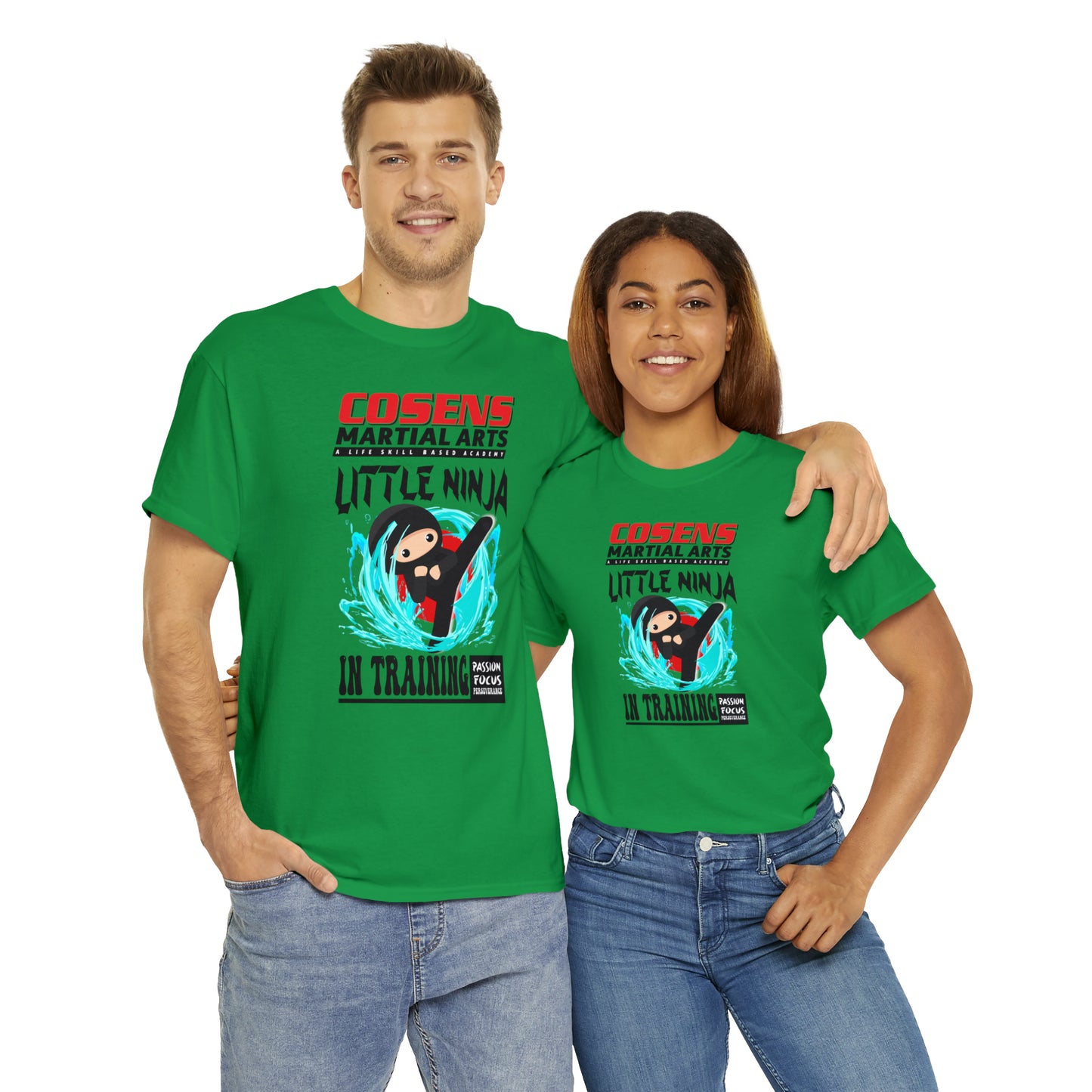 Adult "Little Ninja in Training" Cosens Martial Arts Unisex Heavy Cotton Tee Unisex Heavy Cotton Tee