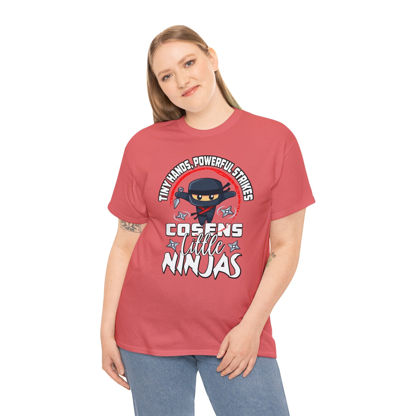 Adult "Little Ninjas" Cosens Martial Arts Unisex Heavy Cotton Tee Unisex Heavy Cotton Tee