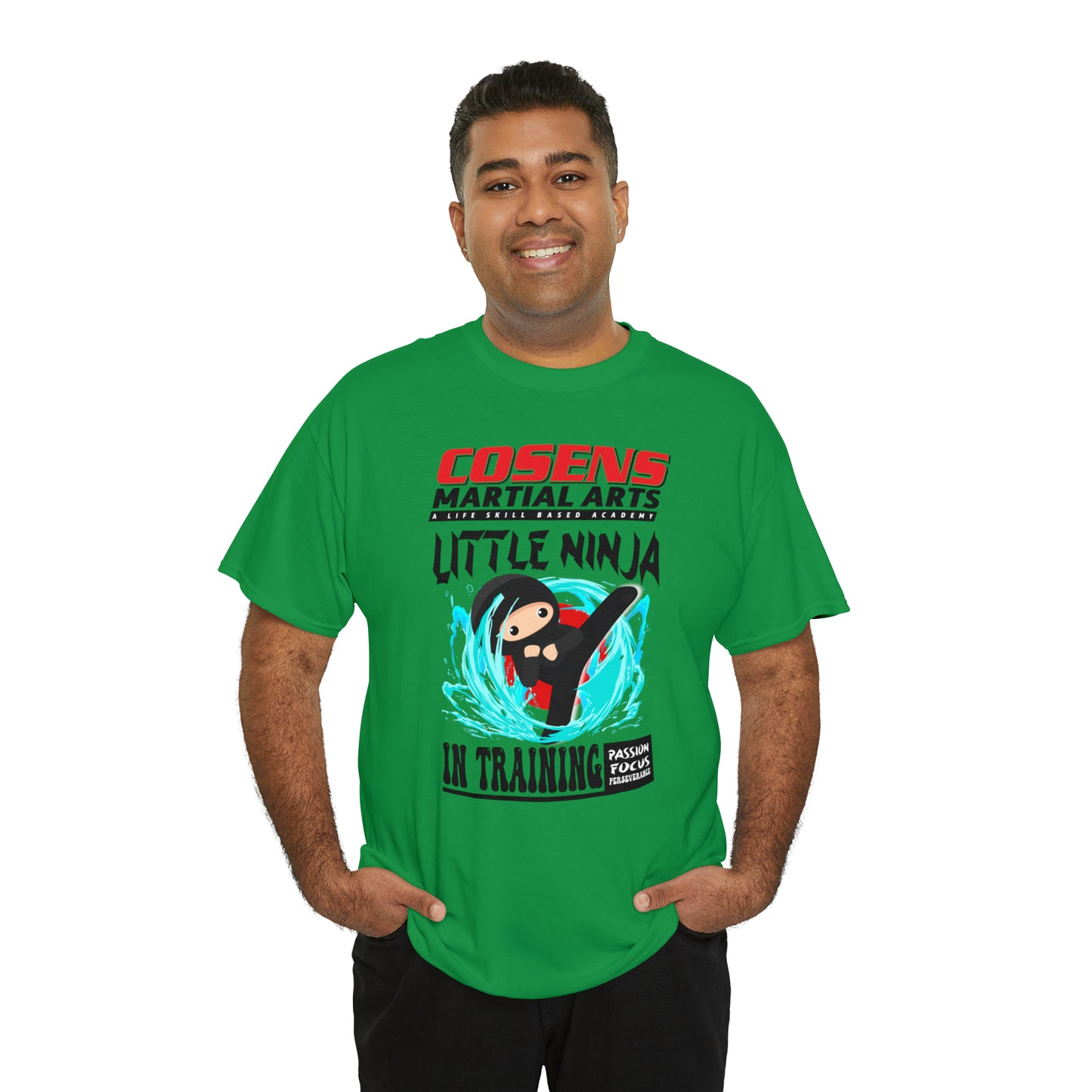 Adult "Little Ninja in Training" Cosens Martial Arts Unisex Heavy Cotton Tee Unisex Heavy Cotton Tee
