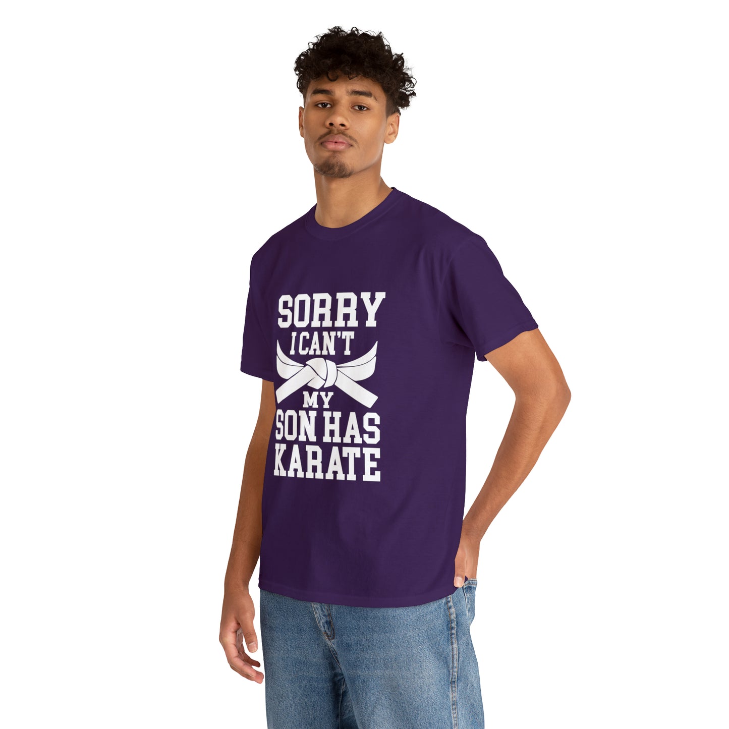 Sorry I Can't Karate Shirt, Shirt For Mom or Dad Heavy Cotton Tee