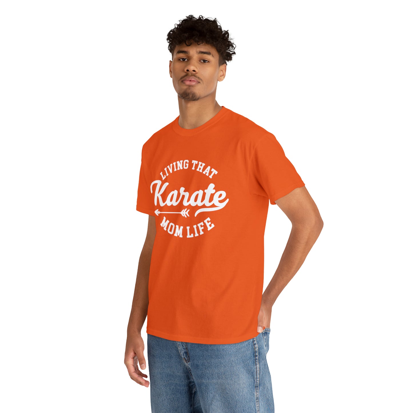 Karate Mom Life! Shirt For Mom, Heavy Cotton Tee