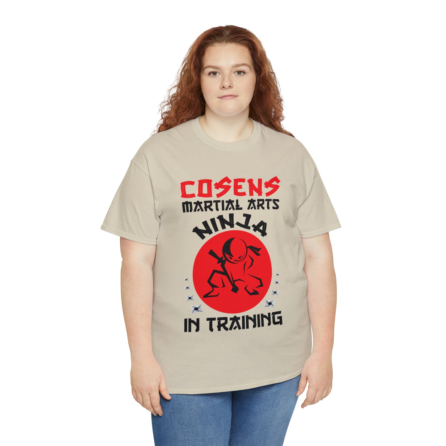 Adult "Ninja in Training" Unisex Heavy Cotton Tee