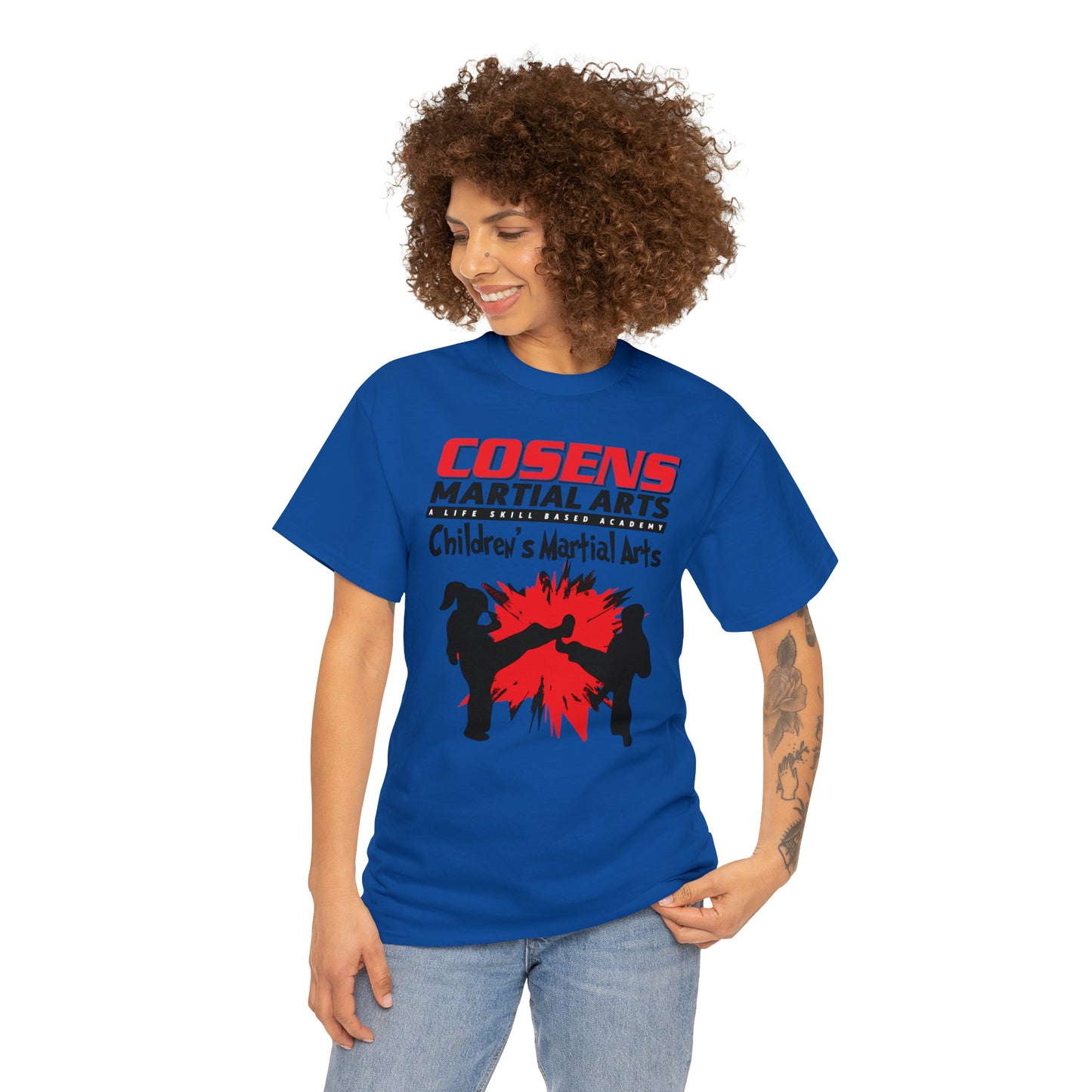 Adult "Childrens Martial Arts" Cosens Martial Arts Unisex Heavy Cotton Tee Unisex Heavy Cotton Tee