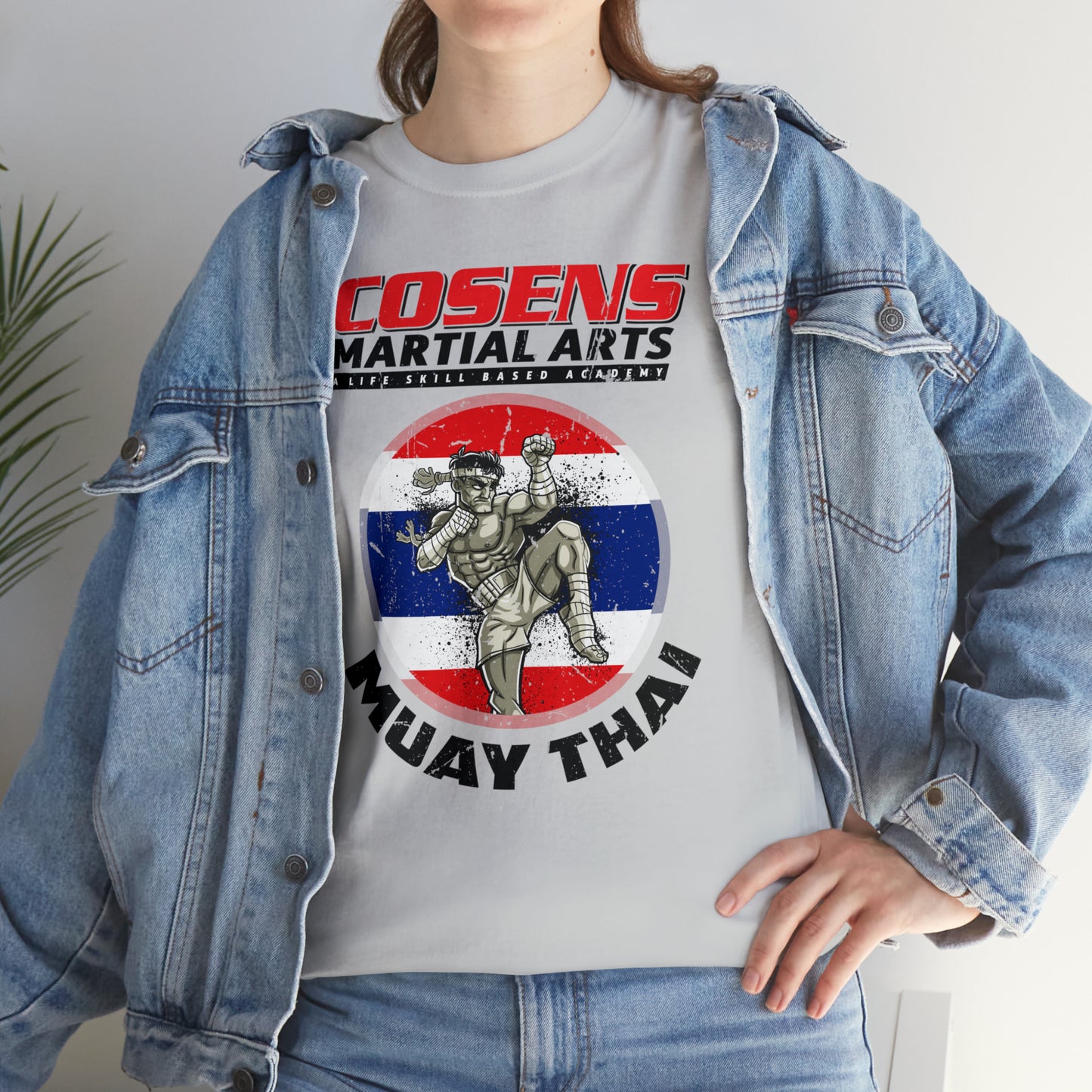 Adult "Muay Thai" Cosens Martial Arts Unisex Heavy Cotton Tee Unisex Heavy Cotton Tee