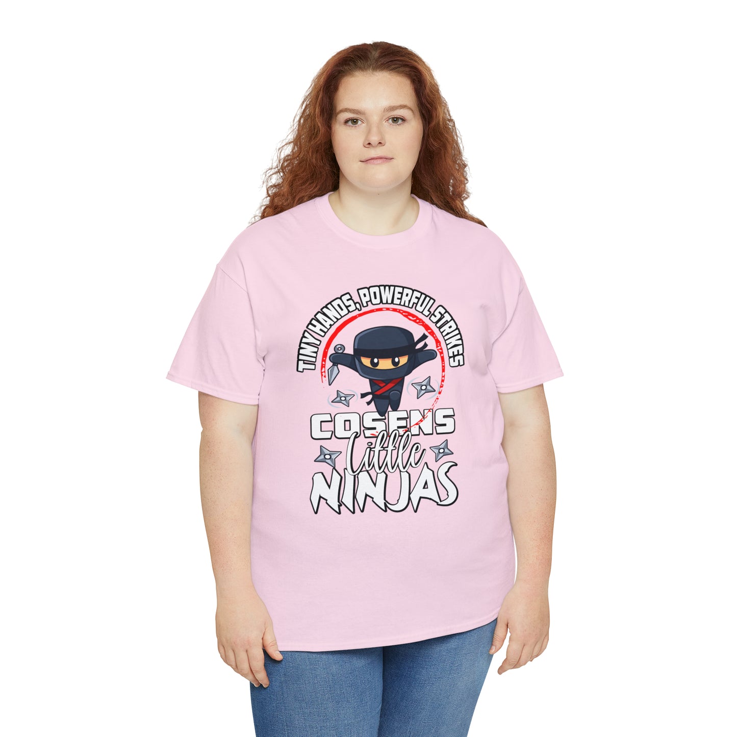 Adult "Little Ninjas" Cosens Martial Arts Unisex Heavy Cotton Tee Unisex Heavy Cotton Tee
