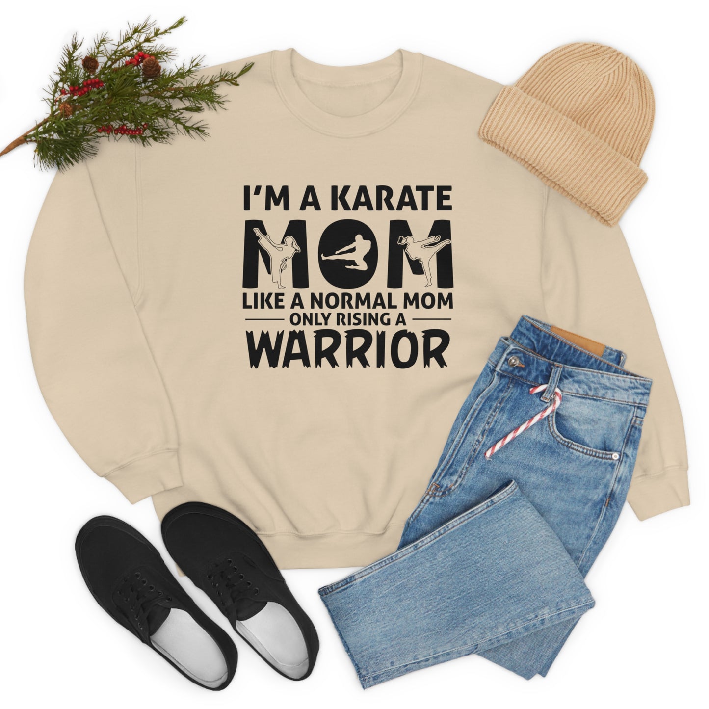 Cosens I'm a Karate Mom Heavy Blend™ Crewneck Sweatshirt