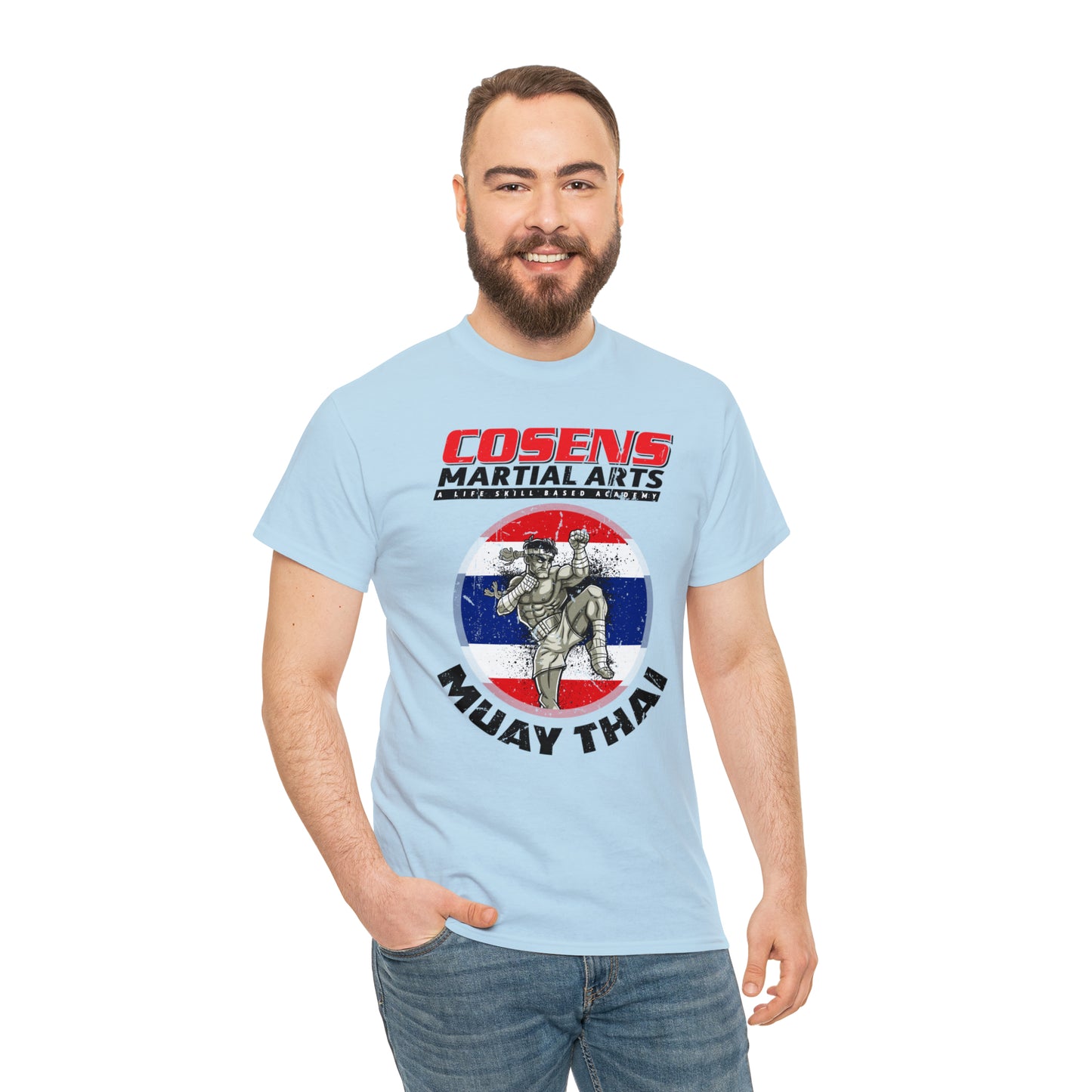 Adult "Muay Thai" Cosens Martial Arts Unisex Heavy Cotton Tee Unisex Heavy Cotton Tee