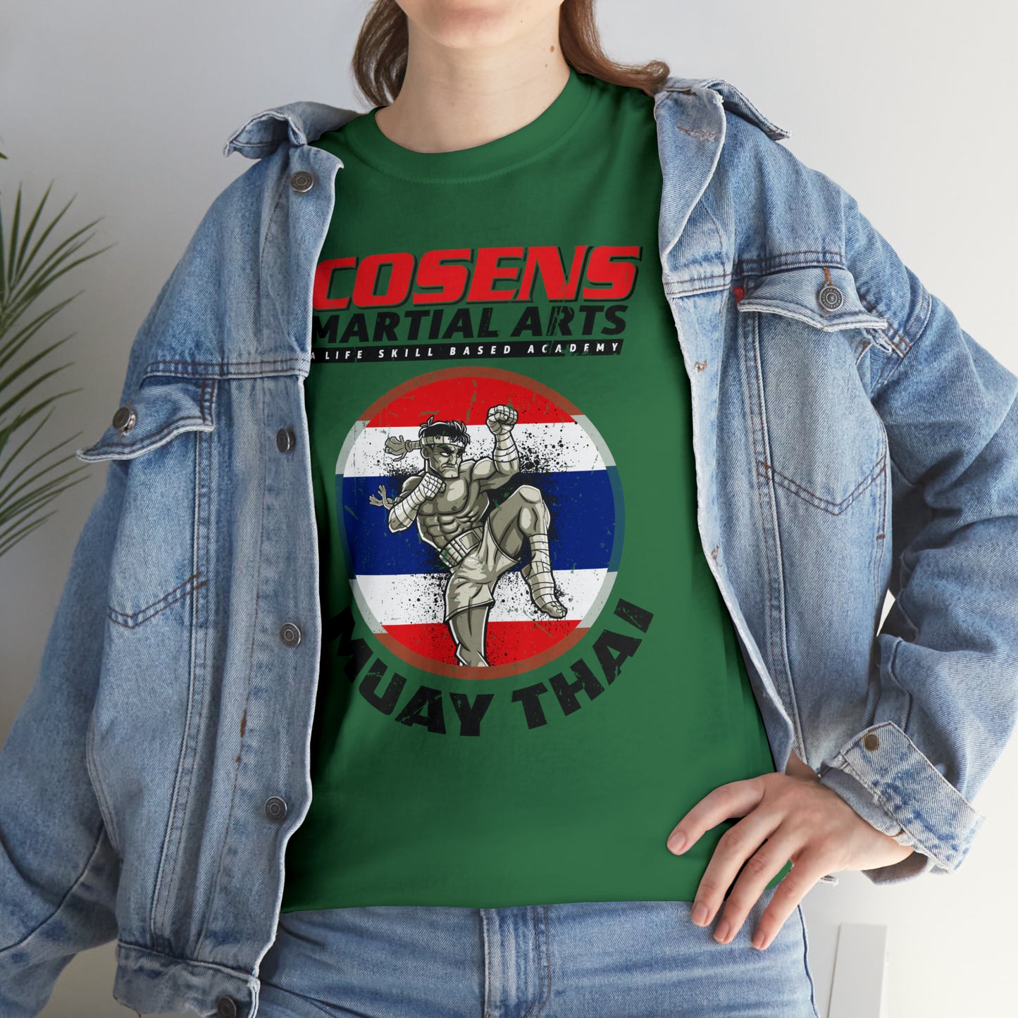 Adult "Muay Thai" Cosens Martial Arts Unisex Heavy Cotton Tee Unisex Heavy Cotton Tee
