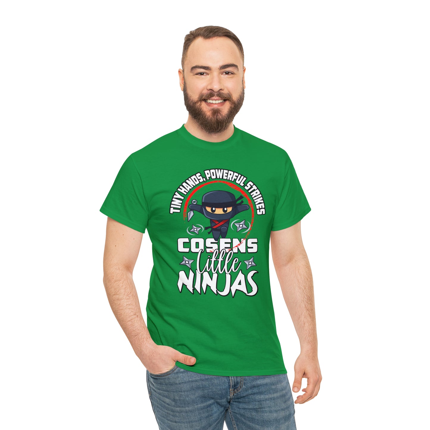 Adult "Little Ninjas" Cosens Martial Arts Unisex Heavy Cotton Tee Unisex Heavy Cotton Tee