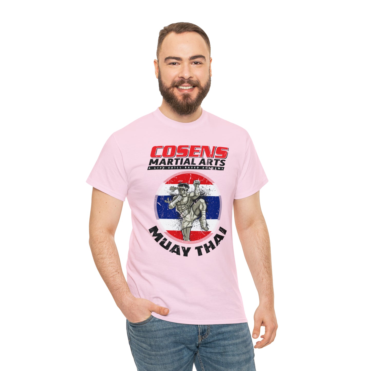 Adult "Muay Thai" Cosens Martial Arts Unisex Heavy Cotton Tee Unisex Heavy Cotton Tee