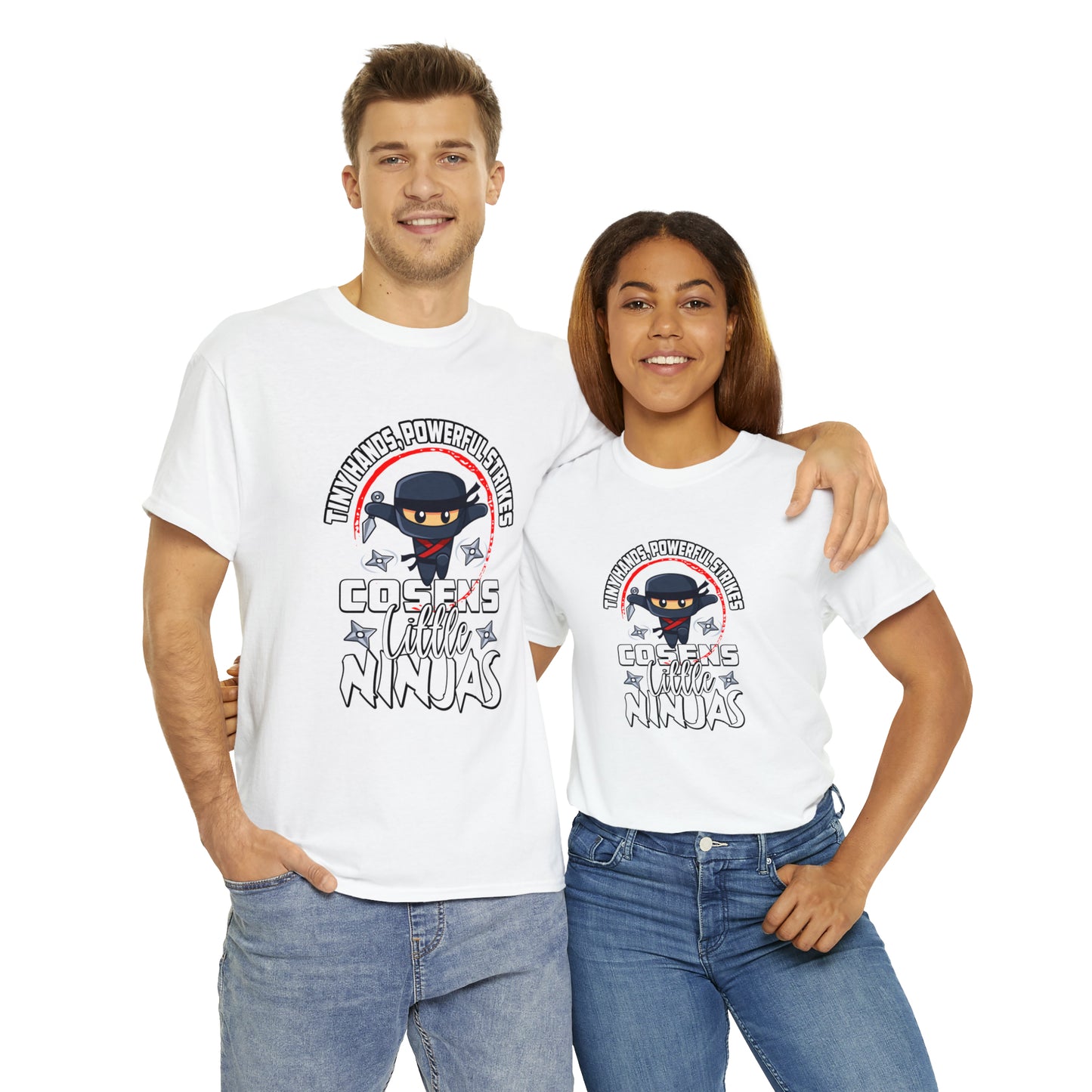 Little Ninjas Adult Unisex Heavy Cotton Tee