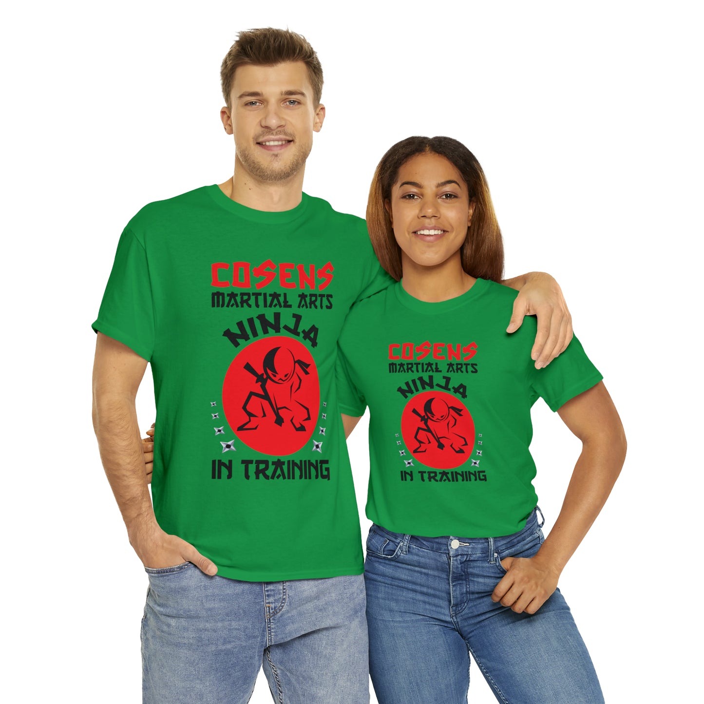 Adult "Ninja in Training" Unisex Heavy Cotton Tee