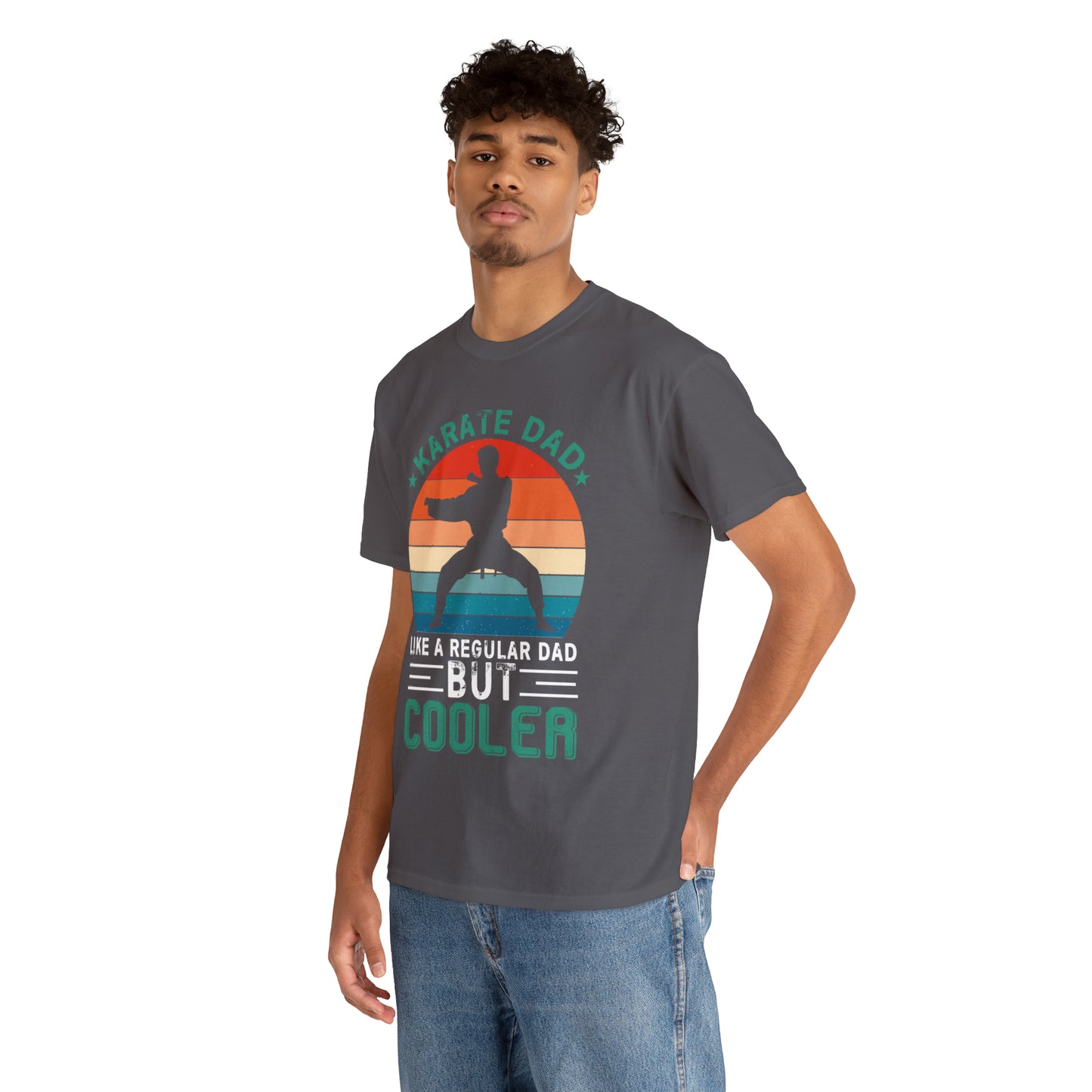Cool Karate Dad Heavy Cotton Tee