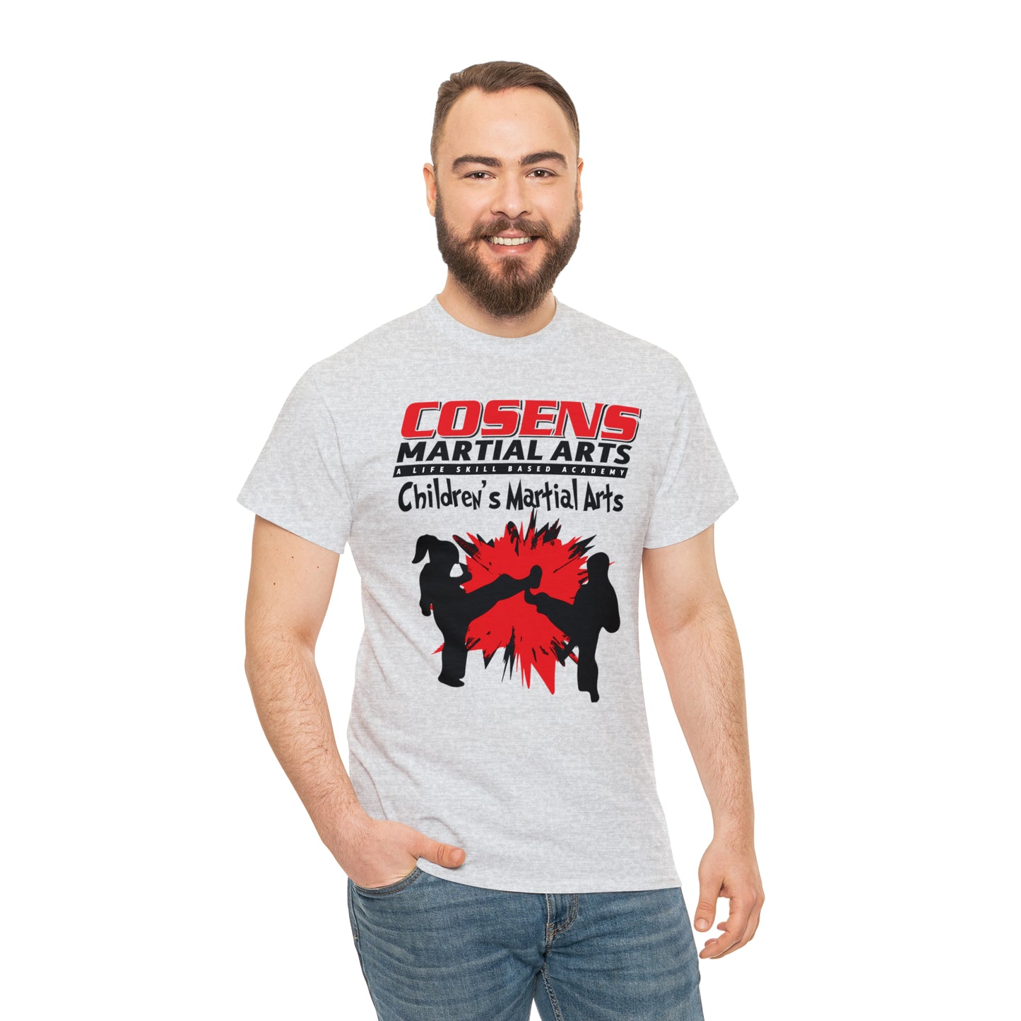 Adult "Childrens Martial Arts" Cosens Martial Arts Unisex Heavy Cotton Tee Unisex Heavy Cotton Tee
