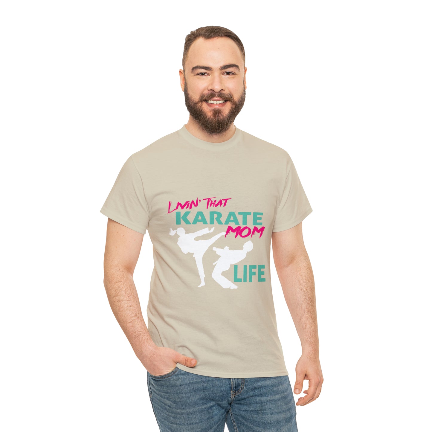 Copy of Livin' That Karate Mom Life Heavy Cotton Tee