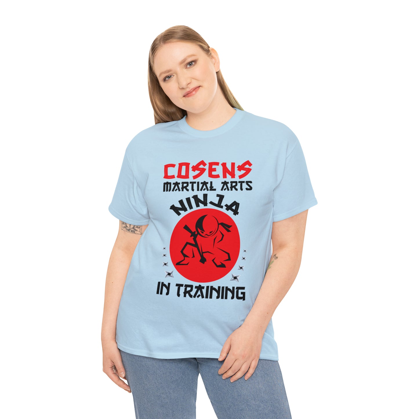 Adult "Ninja in Training" Unisex Heavy Cotton Tee