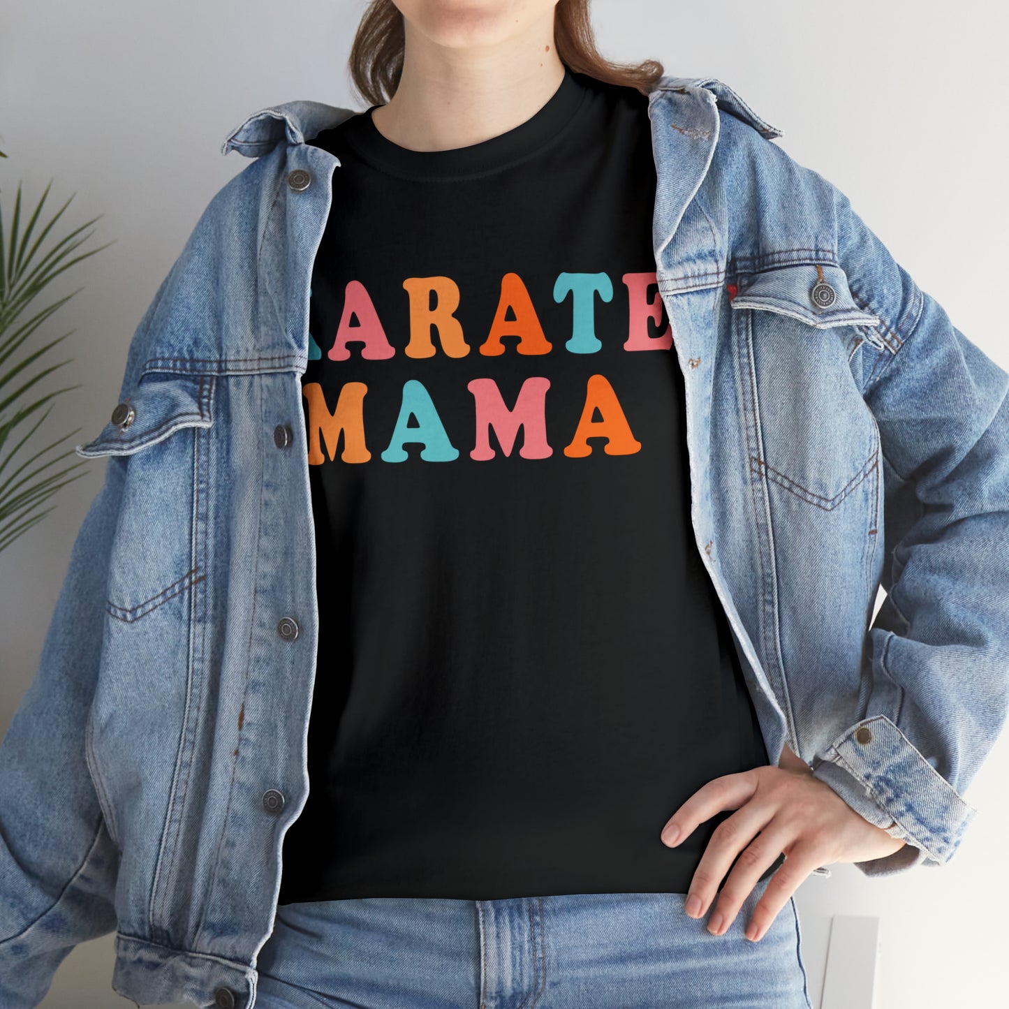 Karate Mama, Shirt For Mom, Heavy Cotton Tee