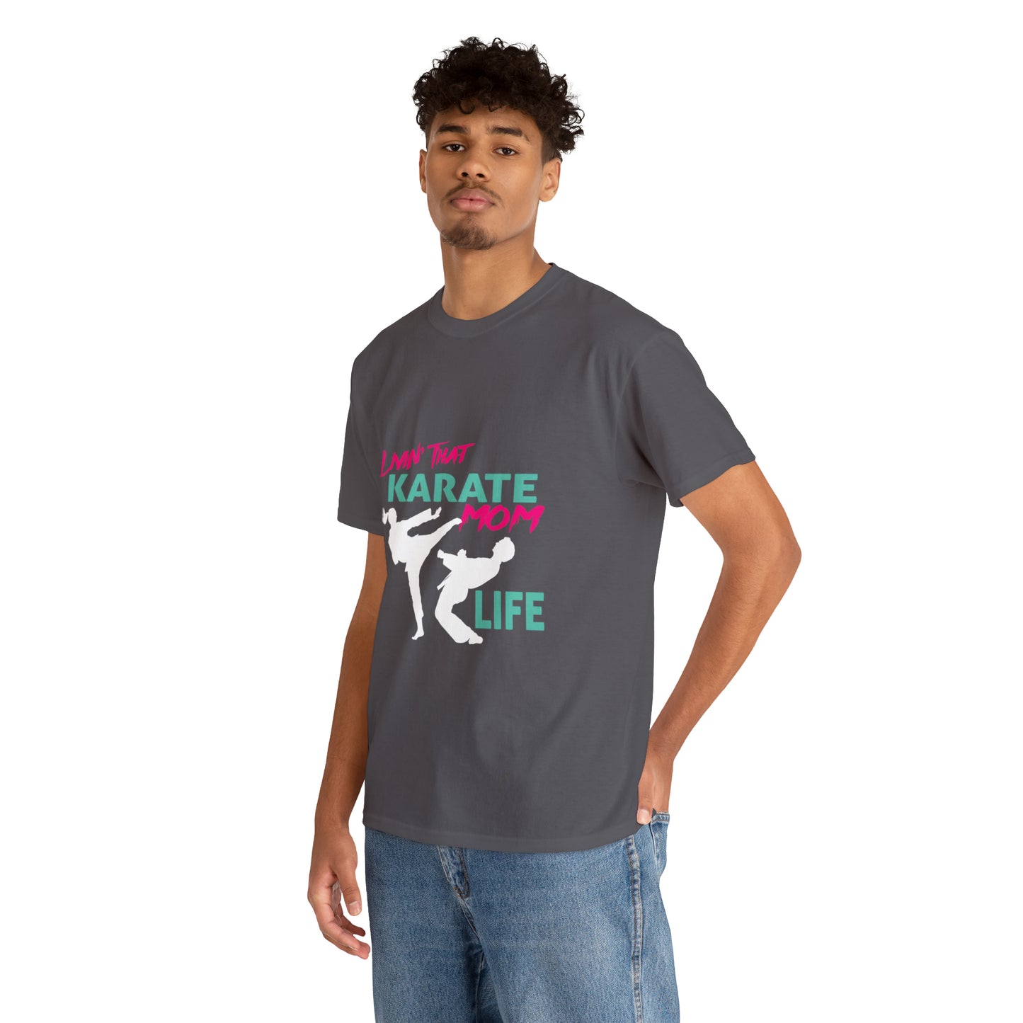 Copy of Livin' That Karate Mom Life Heavy Cotton Tee