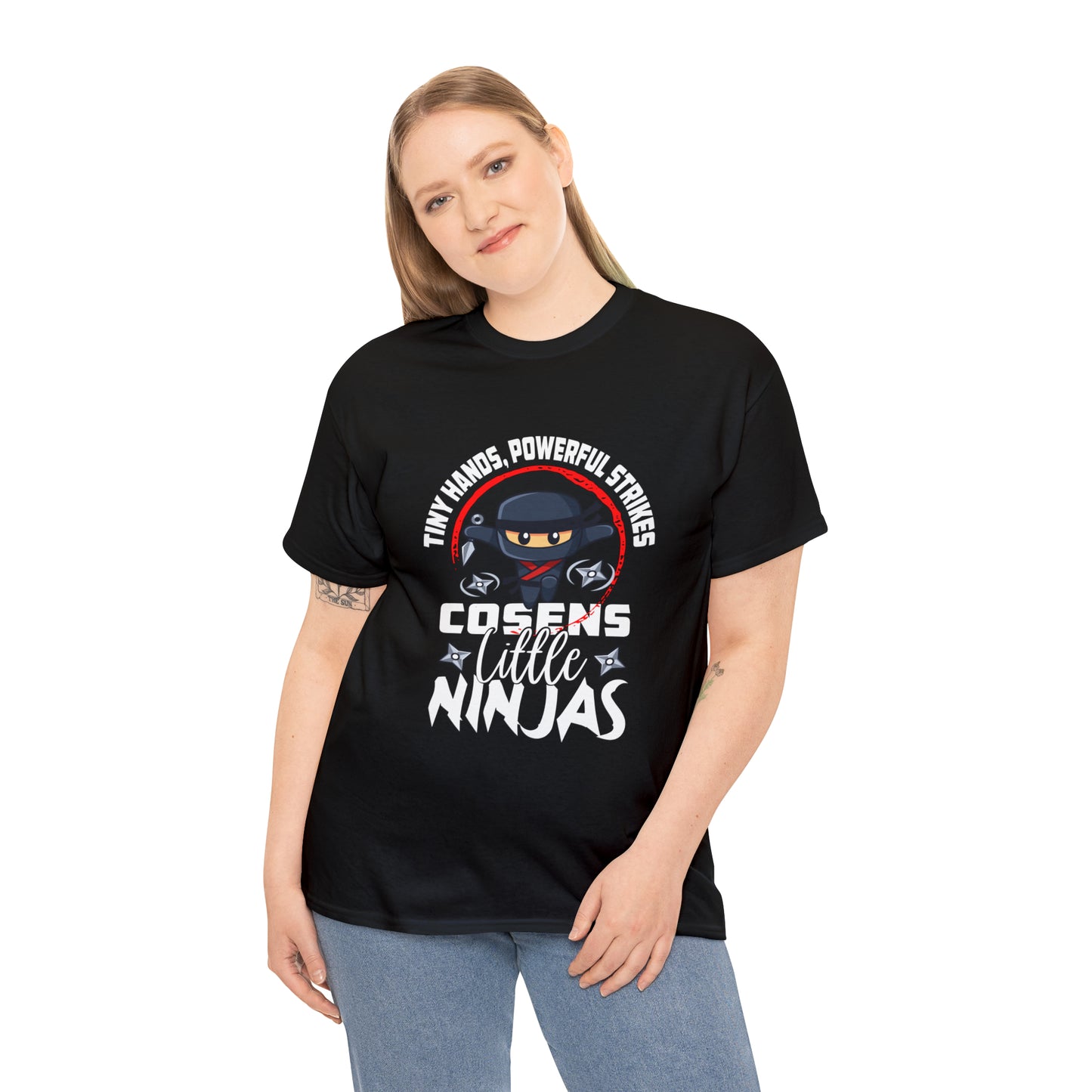Little Ninjas Adult Unisex Heavy Cotton Tee