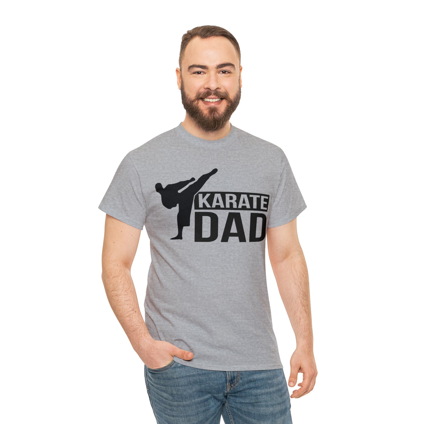 Karate Dad New Heavy Cotton Tee