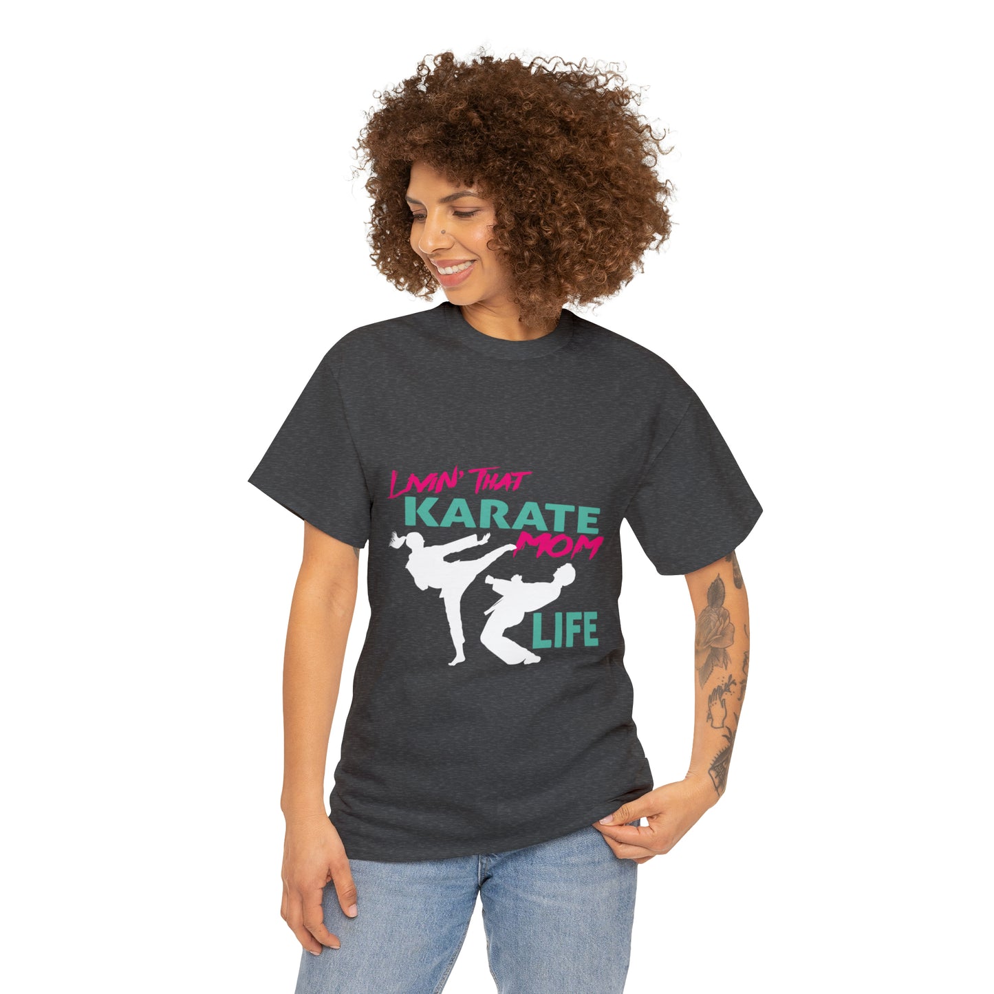 Copy of Livin' That Karate Mom Life Heavy Cotton Tee