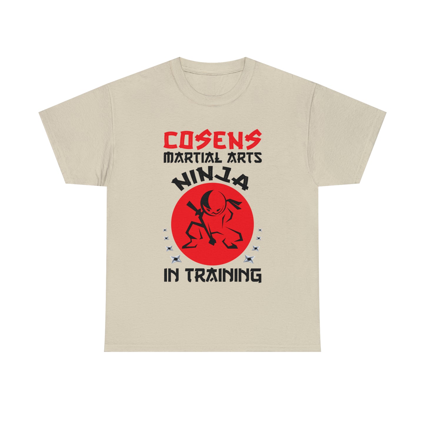 Adult "Ninja in Training" Unisex Heavy Cotton Tee