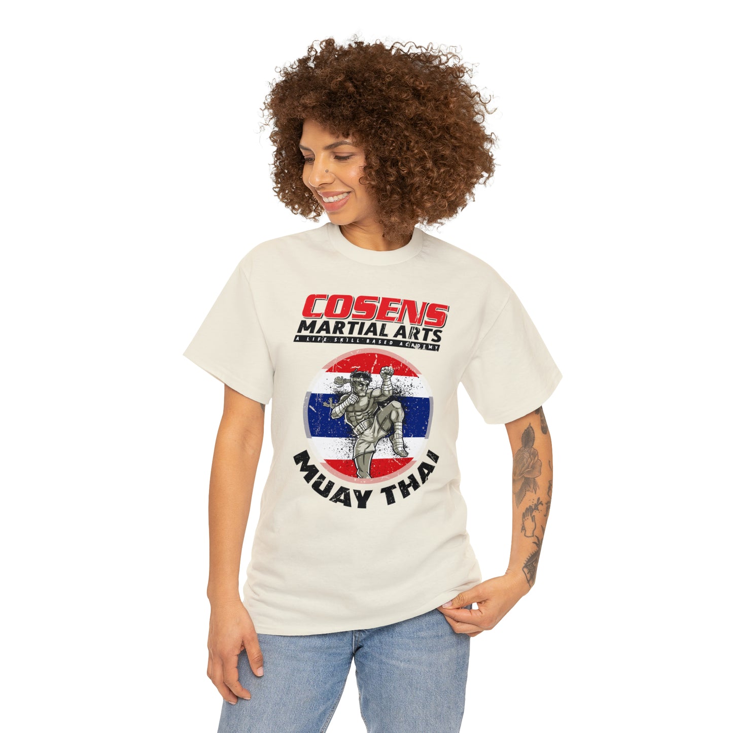 Adult "Muay Thai" Cosens Martial Arts Unisex Heavy Cotton Tee Unisex Heavy Cotton Tee
