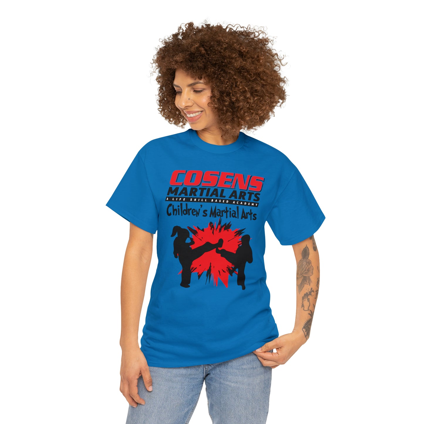 Adult "Childrens Martial Arts" Cosens Martial Arts Unisex Heavy Cotton Tee Unisex Heavy Cotton Tee