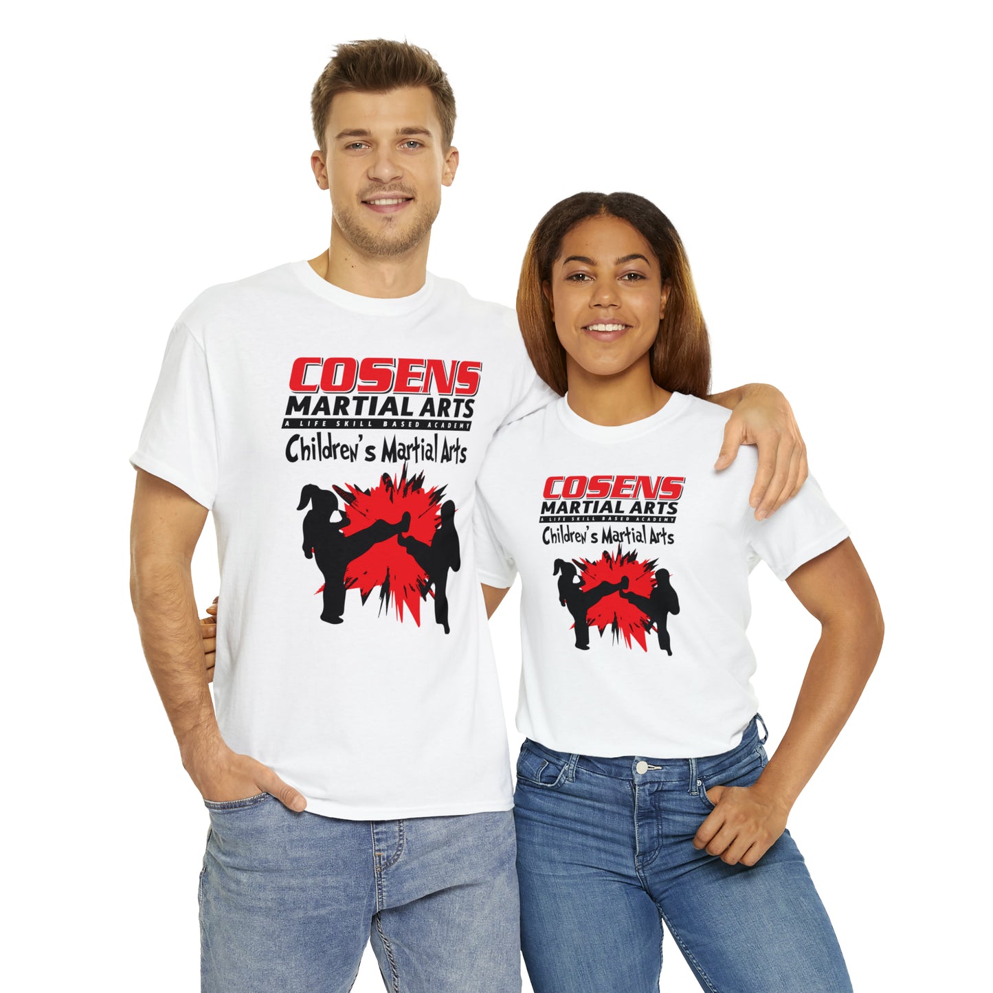 Adult "Childrens Martial Arts" Cosens Martial Arts Unisex Heavy Cotton Tee Unisex Heavy Cotton Tee