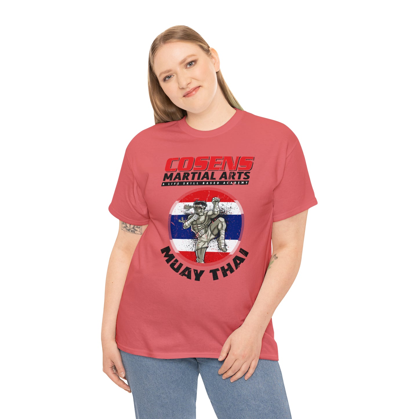 Adult "Muay Thai" Cosens Martial Arts Unisex Heavy Cotton Tee Unisex Heavy Cotton Tee