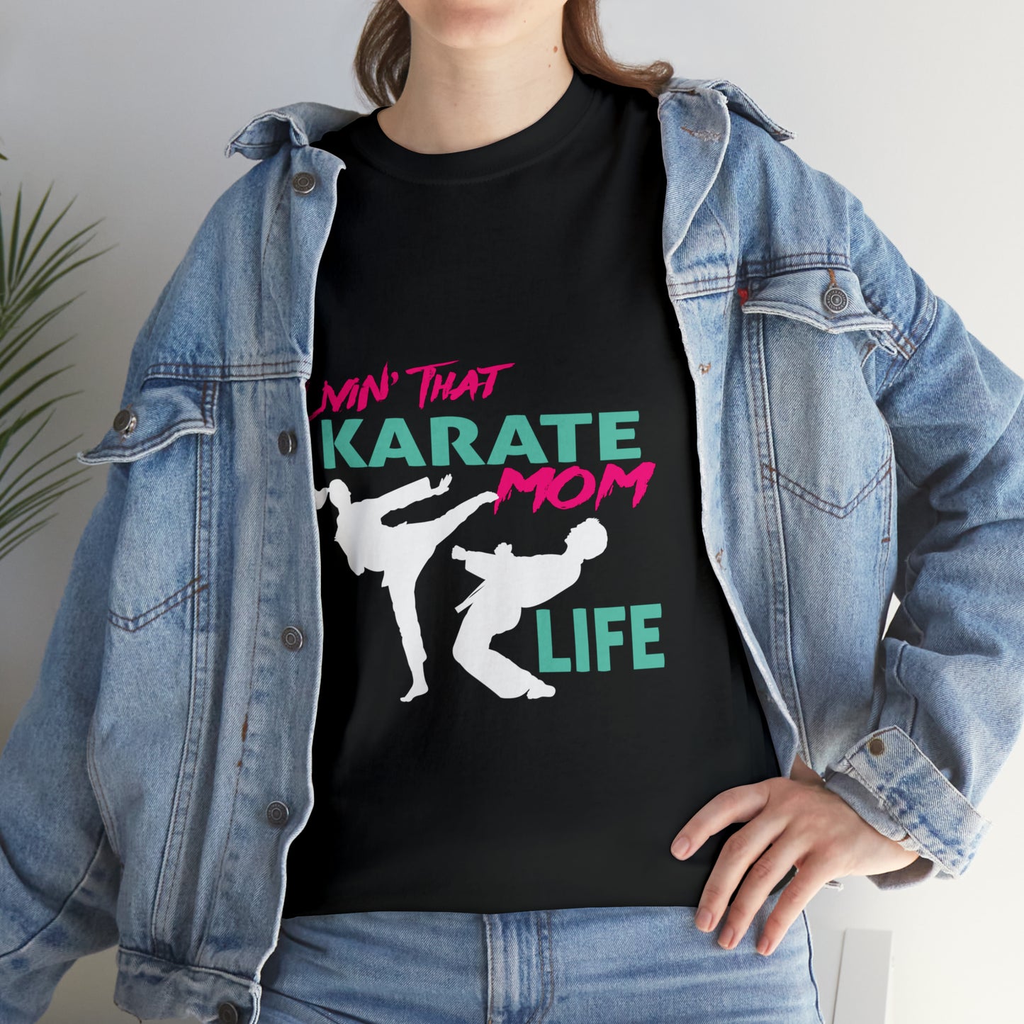 Copy of Livin' That Karate Mom Life Heavy Cotton Tee