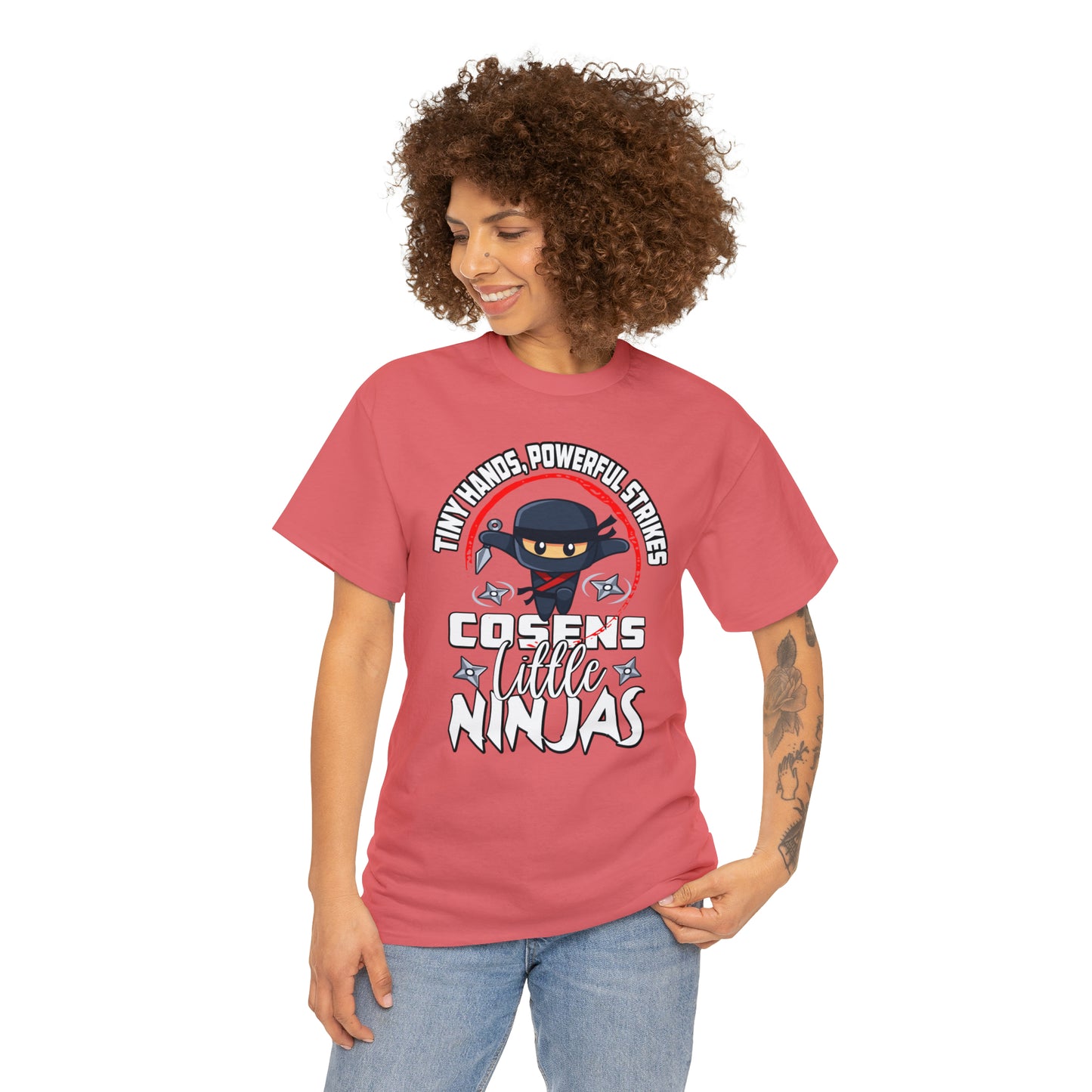 Adult "Little Ninjas" Cosens Martial Arts Unisex Heavy Cotton Tee Unisex Heavy Cotton Tee