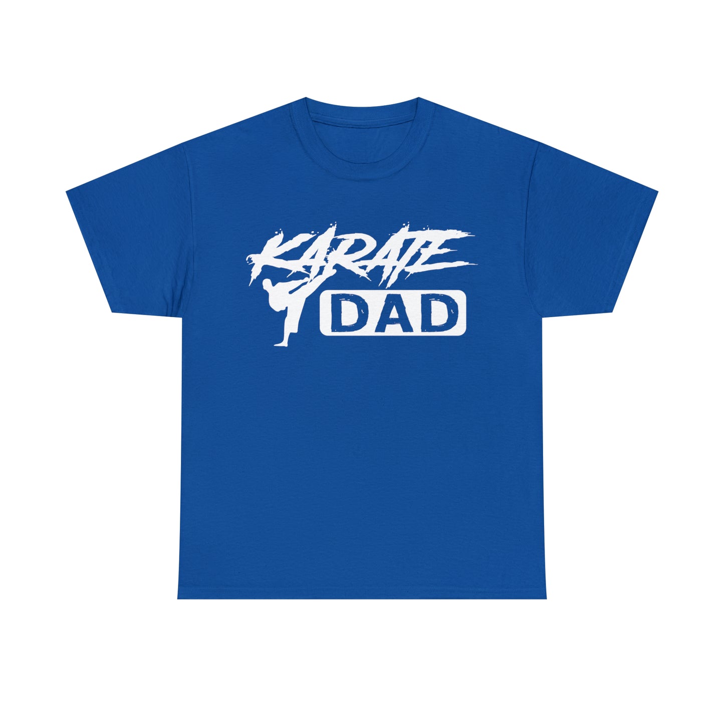 Karate Dad Kicking New Heavy Cotton Tee