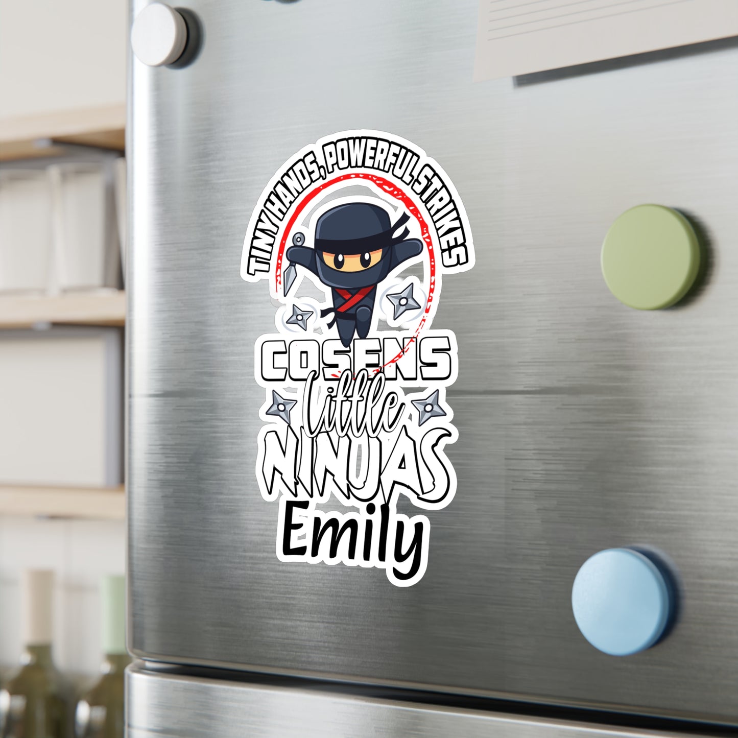 Customized Vinyl Decals - Little Ninjas!