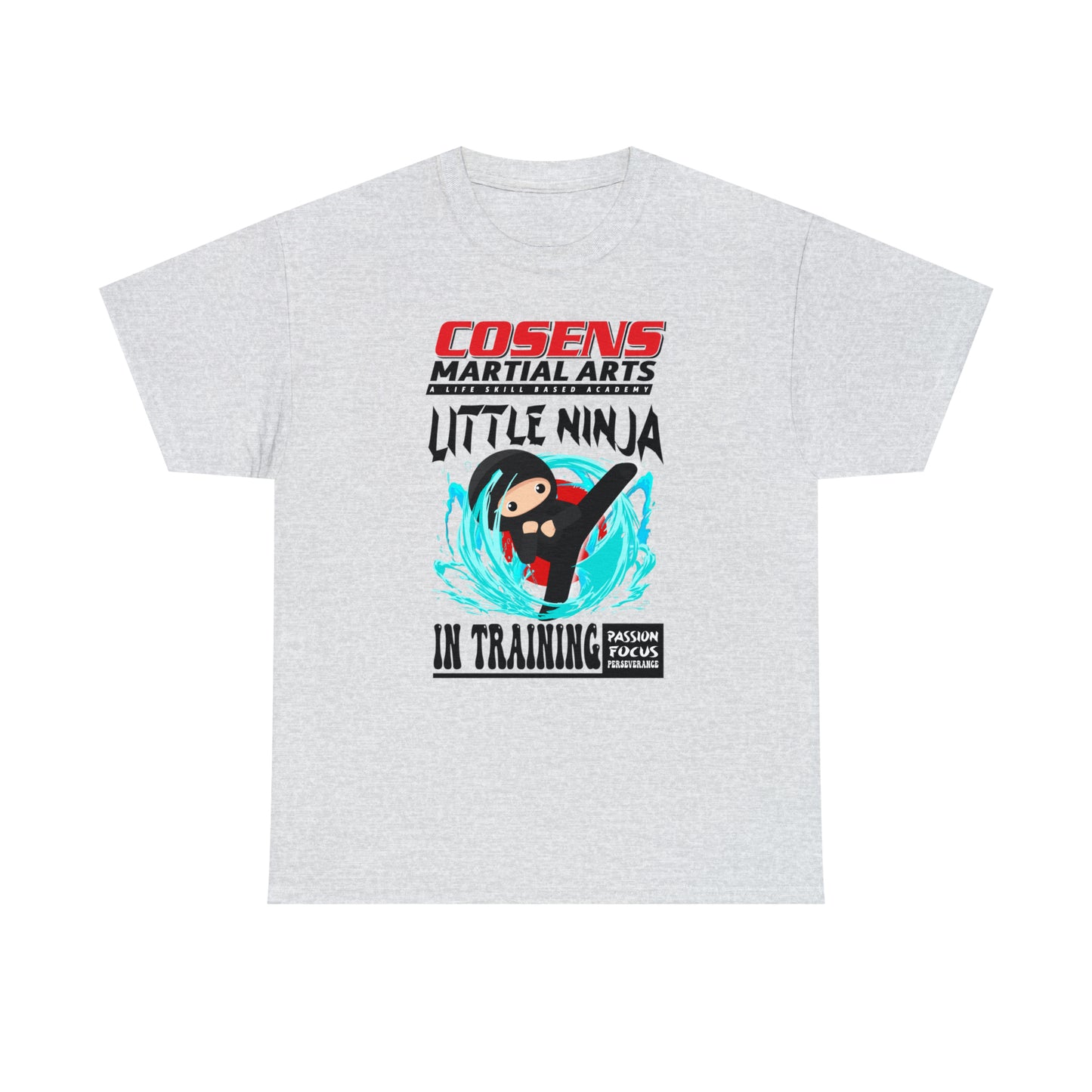 Adult "Little Ninja in Training" Cosens Martial Arts Unisex Heavy Cotton Tee Unisex Heavy Cotton Tee