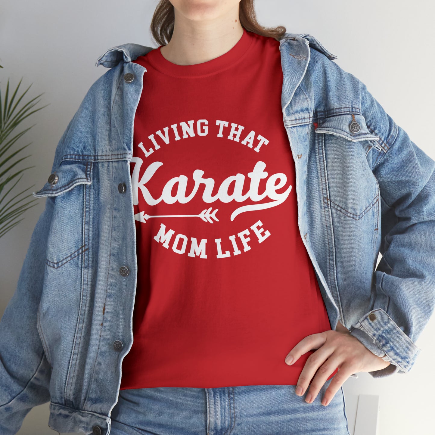 Karate Mom Life! Shirt For Mom, Heavy Cotton Tee