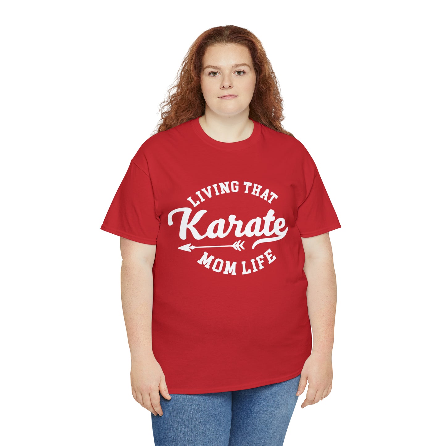 Karate Mom Life! Shirt For Mom, Heavy Cotton Tee