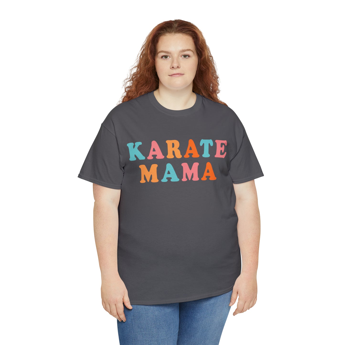 Karate Mama, Shirt For Mom, Heavy Cotton Tee