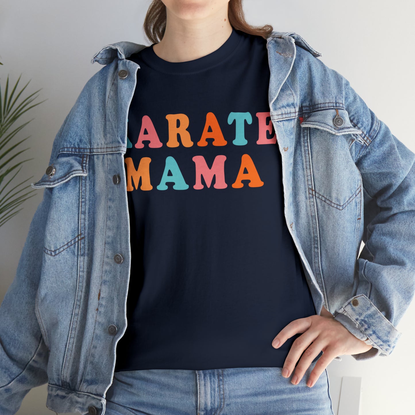 Karate Mama, Shirt For Mom, Heavy Cotton Tee