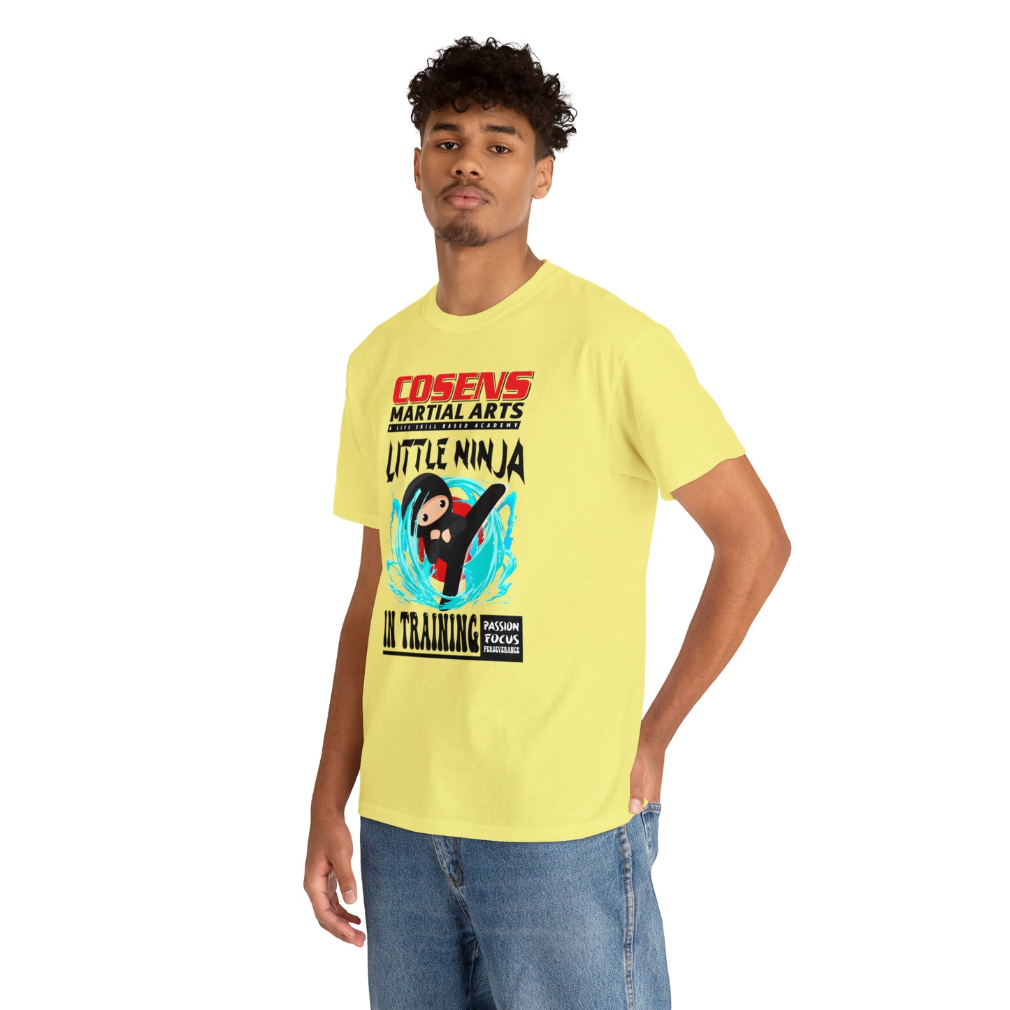 Adult "Little Ninja in Training" Cosens Martial Arts Unisex Heavy Cotton Tee Unisex Heavy Cotton Tee