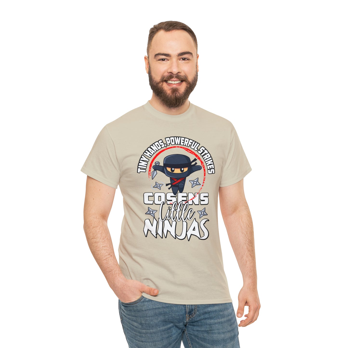 Adult "Little Ninjas" Cosens Martial Arts Unisex Heavy Cotton Tee Unisex Heavy Cotton Tee