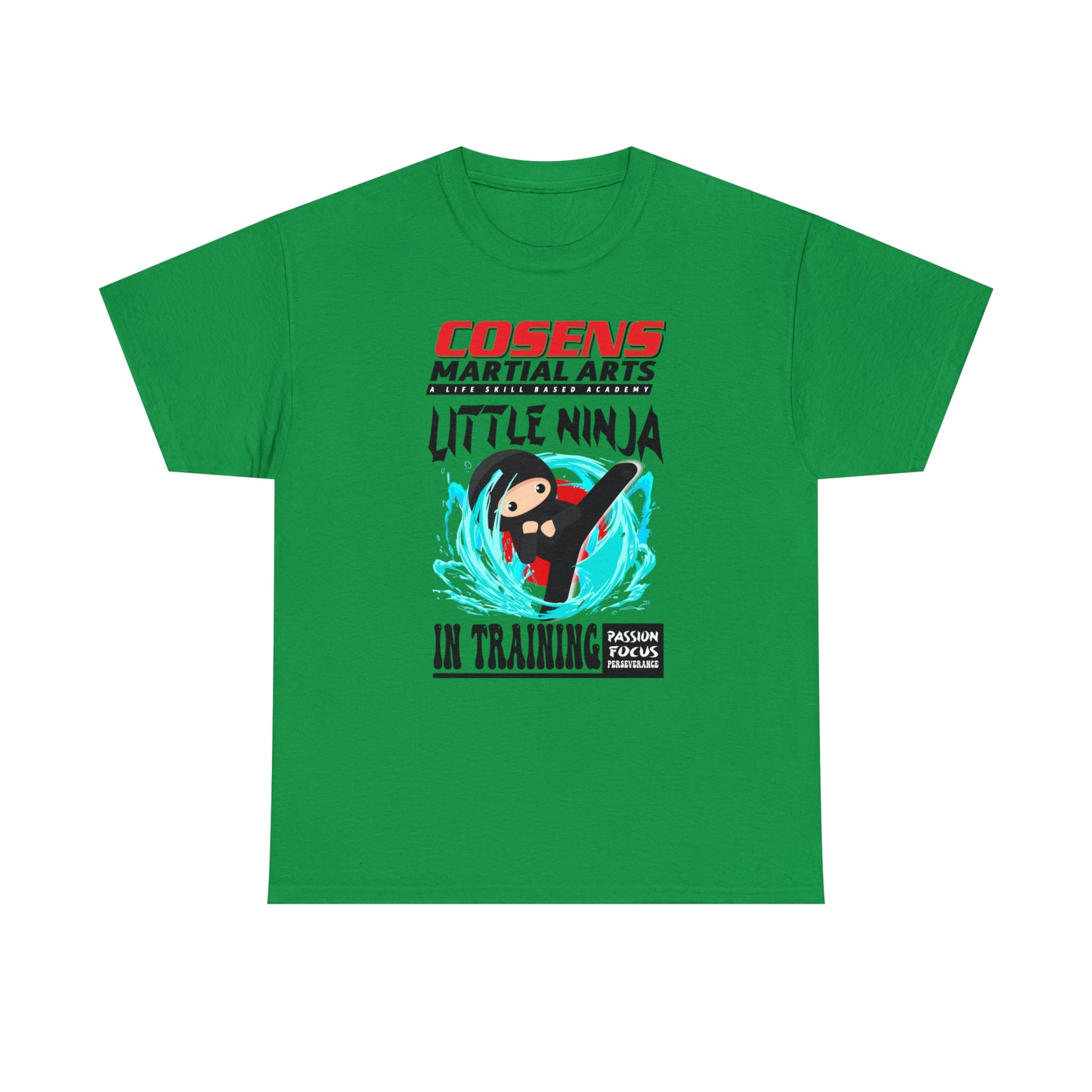 Adult "Little Ninja in Training" Cosens Martial Arts Unisex Heavy Cotton Tee Unisex Heavy Cotton Tee