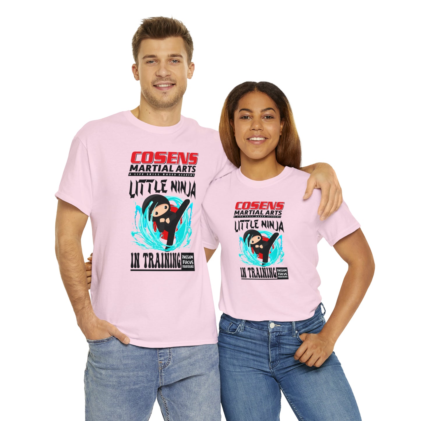 Adult "Little Ninja in Training" Cosens Martial Arts Unisex Heavy Cotton Tee Unisex Heavy Cotton Tee