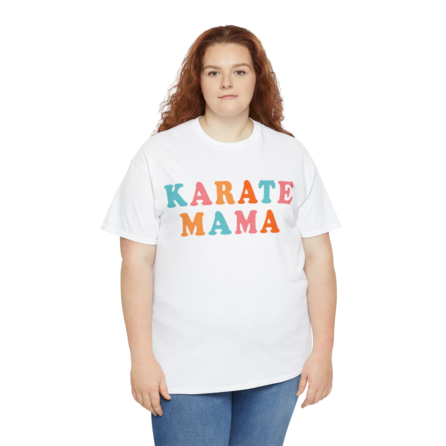 Karate Mama, Shirt For Mom, Heavy Cotton Tee