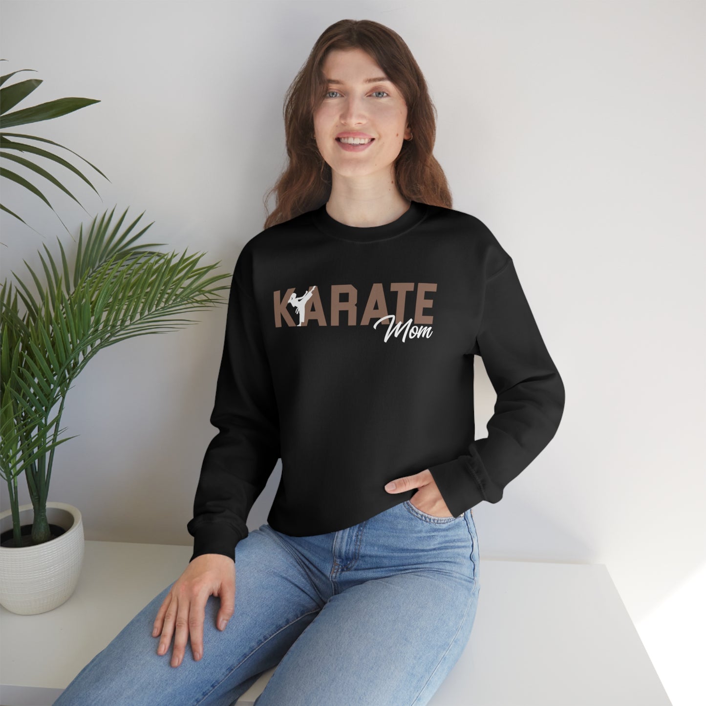 Cosens Karate Mom New Heavy Blend™ Crewneck Sweatshirt