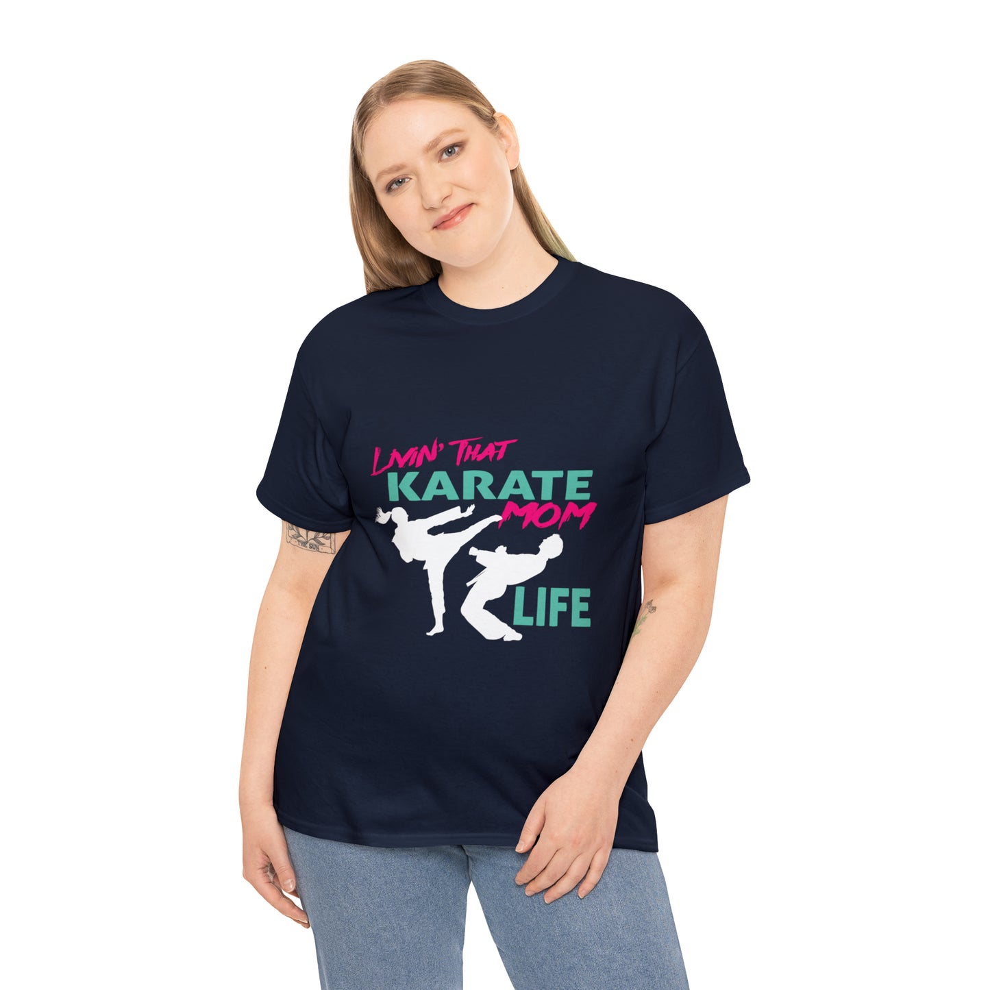 Copy of Livin' That Karate Mom Life Heavy Cotton Tee