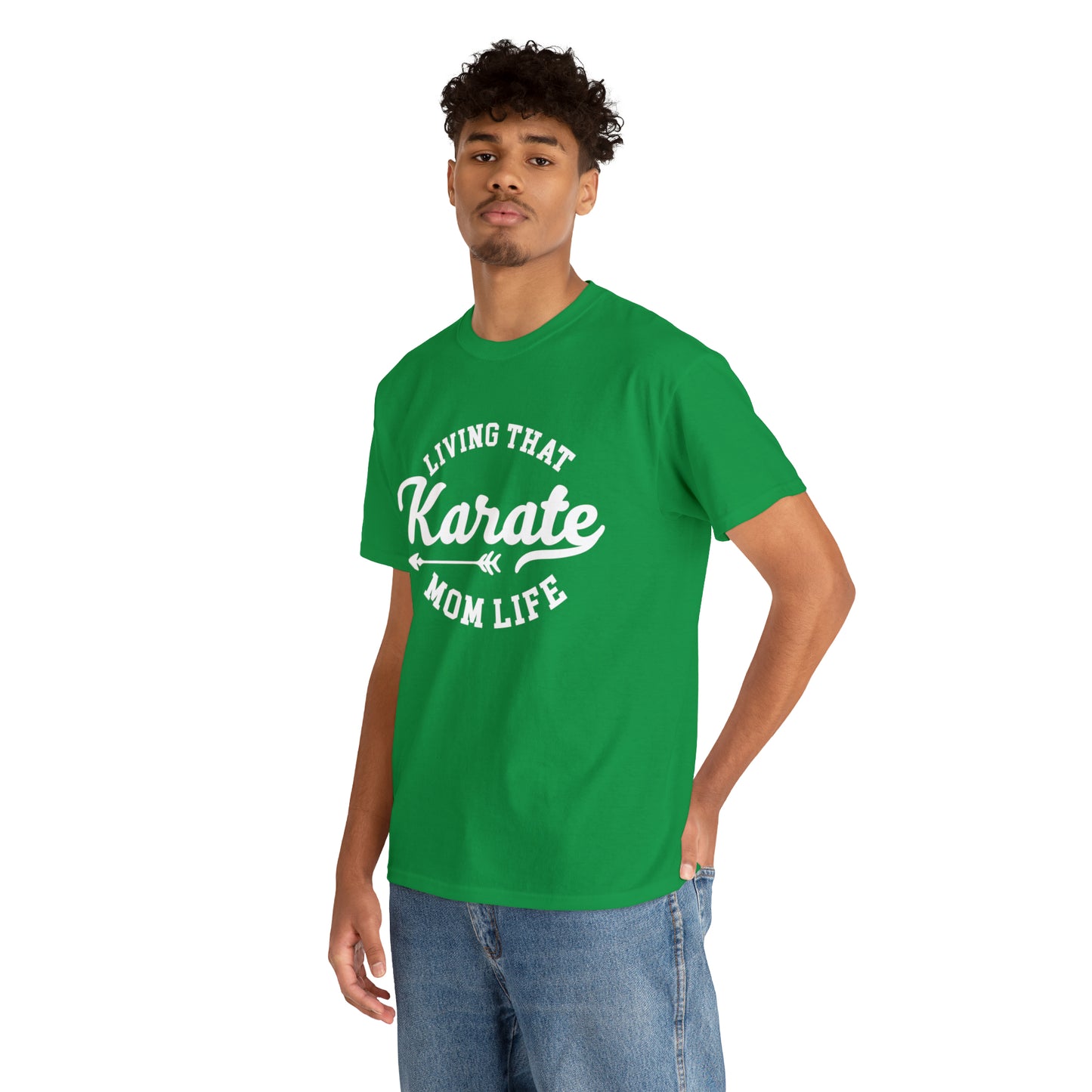 Karate Mom Life! Shirt For Mom, Heavy Cotton Tee